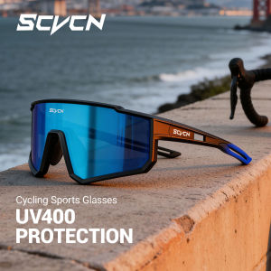SCVCN Men Outdoor Cycling Sunglasses MTB Road Driving Bike Glasses Sports Mountain Climbing Women Bicycle Cycling UV400 Goggles