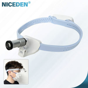 NICEDEN Dental Medical 5W LED High-Brightness Headlight Surgical Dental Portable Head Lamp Cordless for Dentist Ent Doctor