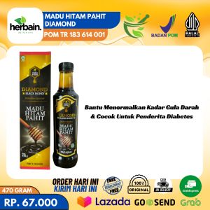 Madu Hitam Pahit Plus Propolis Asli: Obat Diabetes Diamond Black Honey Original Ampuh