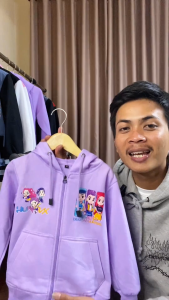 Jaket Anak Kpop Demon Hunter Anak perempuan Usia 2 3 4 5 6 7 8 9 10 11 12 13 Tahun Jacket Anak Cewek