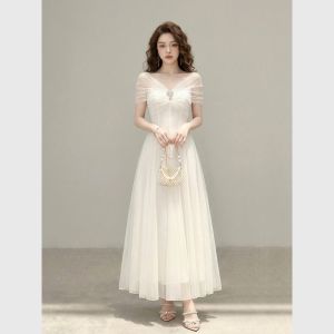 Elegant French Style Chiffon Dress