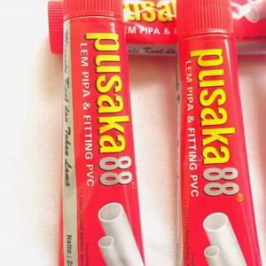 Lem Pipa Air Pusaka 88 Fitting PVC Paralon Anti Bocor Super Kuat 25 Gr Memiliki Kerekatan Yang Baik Kuat dan Tahan Bocor Dalam Jangka Panjang