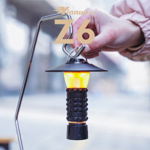 YINNUO Z6 Lighthouse camping light Super Long Battery Life Highlight LED Camping Tent Hiking Atmosphere Lamp Tower Flashlight