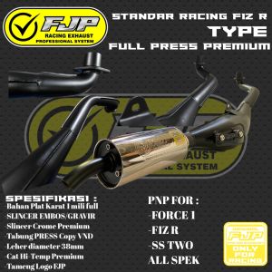 Knalpot Fiz R Full Pres Copy VND by FJP RACING MUFFLER
