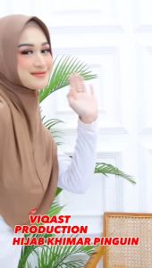 𝐕𝐈𝐐𝐀𝐒𝐓 - Hijab Instan Bergo Khimar Pinguin Jersey Premium Size L | Jilbab Pet Antem ( Anti Tembem ) Kerudung Daily Menutupi Dada Krudung Terbaru