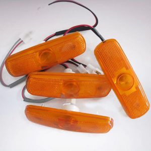 ไฟเลี้ยวด้านข้างสำหรับรถพ่วงรถแทรกเตอร์และรถบรรทุกกวาด ความเข้มสูง 24V รถพ่วงรถบรรทุกไฟด้านข้างไฟรถกู้ภัยฉุกเฉิน