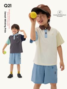Q21 | Quick-Dry UV-Protection Two-Tone Polo Shirt