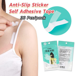E.B. Anti-Slip Sticker Self Adhesive Tape Pad Underwear Transparent Sweatproof Durable for Shirt Collar Clothing 36 PCS