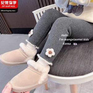 Fleece Lined Cotton Pants for Babies and Kids Thickened