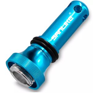 SANLIKE ป้องกันล้อตกปลาอลูมิเนียม พร้อมตัวยึดตะขอ สำหรับ Shimano และ Daiwa