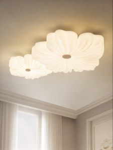 FANCY LAMP CLUB | Elegant Artistic Creamy Ceiling Light