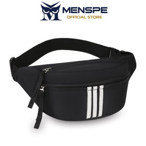 MENSPE Mens Chest Bag Waist Bag Outdoor Messenger Bag Waterproof Sports Bag Travel Shoulder Bag Large Capacity Casual Bag Fitness Bag Leisure Street Bag