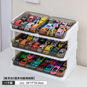 Childrens Alloy Toy Car Storage Box Multi-layer Display Shelf 1:64 Lightning McQueen Hot Wheels Play Vehicle Organizer