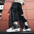 Pippen Big AIR Daddy รองเท้าผู้ชายและผู้หญิง Air Cushion High TOP PANDA Casual รองเท้าบาสเก็ตบอลสําหรับนักเรียนฤดูใบไม้ร่วง 2023. 