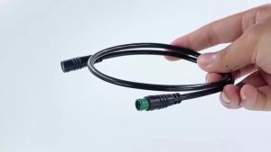 Cáp Nối Dài 5 Chân Đực Cái Chống Nước Đầu Nối Động Cơ Giữa Dành Cho Màn Hình Xe Đạp Điện Bafang Phụ Kiện Xe Tay Ga Tương Thích