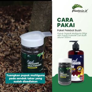 PLANTERIA - Pupuk Buah Organik Cair + Booster Pelebat Buah