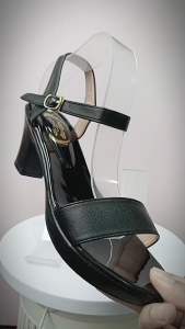 Dép tặng cho mẹ cho bà HShop gót cao 5 phân và 7 phân mẫu KH-13 bản bé sang trọng đủ size 36-40 chất liệu da mềm đế đúp nguyên khối siêu nhẹ êm chân.