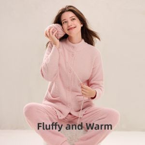 ManiForm | Warm Fleece Long Sleeve Home Wear Set