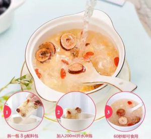 แช่แข็งแห้ง Tremella ซุปชงอาหารเช้าทันทีอาหารทดแทน 7x8g 冻干银耳羹