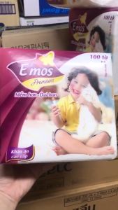 1 GÓI Khăn Giấy Vuông Đa Năng EMOS PREMIUM Kích Thước 330x330 - Khăn Ăn EMOS  Cao Cấp - Thùng 30 Gói