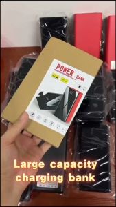 【sinarfm】powerbank 100000mah original fast charging power bank 180000mah with 4 output 3input and LED Display PD 22.5W for HUAWEI、apple 、Android