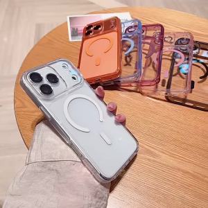 Crystal Clear Acrylic Hard For Magsafe Magnetic Phone Case For iPhone 18 17 Pro Max 17 Pro 17 18 Pro Camera Full Protective Case