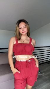 SC77 Bralette with Trouser Shorts