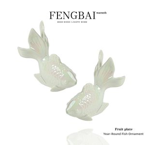 FENGBAI | Chinese Carp Yearly Prosperity Figurine