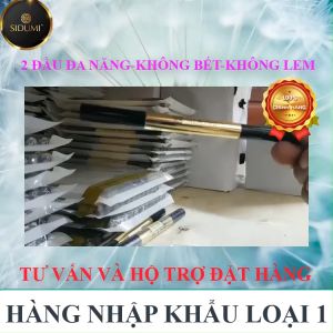 Chì kẻ mày 2 đầu chì kẻ mày dạng chuốt chì kẻ mày hàn quốc chính hãng Sidumi bút chì vẽ lông mày không trôi chì kẻ chân mày không thấm nước chì kẻ màu lâu trôi cho người mới bắt đầu da dầu mụn nhạy cảm khô màu nâu loại tốt xịn