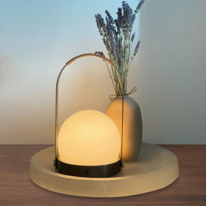 Danish Table Lamp Bedroom Bedside Ins Designer Young Adult Wall Hanging Living Room Charging Outdoor Camping Portable Portable Lamp