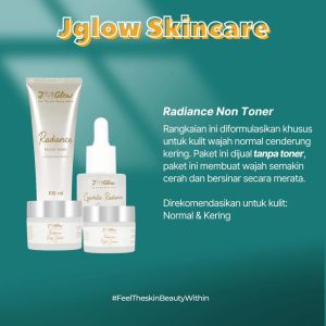 JGLOW RADIANCE NON SERUM untuk kulit normal cenderung kering