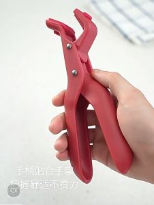 KINGREADY Anti-Scalding Clip Hot Plate Gripper Bowl Clamp Tongs Heat Resistant Anti-slip Remove Hot Dishes From Steamer Oven