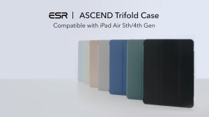ESR cho iPad Air 13 inch (M4/M3/M2)Ốp iPad Pro 11 inch / Pro 13 inch (M5/M4)Ốp Ốp thông minh gập ba iPad Pro 12.9 (2021/2022) Tự động ngủ và đánh thức Mỏng và Nhẹ Sạc Pencil Pro và Pencil (USB-C)