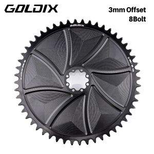 GOLDIX 8-Bolt Narrow Wide Bicycle Chainring for SRAM Force Crank Direct Mount Road Bike Chainwheel 40/42/44/46/48/50/52/54/56/58