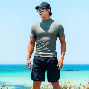 ชุดกีฬาชายแขนสั้น ชุดดำน้ำ ชุดดำน้ำ ชุดเล่นน้ำ ชุดลำลอง ชุดซิปแบบแยกส่วน ชุดดำน้ำ ชุดลำลอง ชุดเล่นน้ำ ชุดซิปแบบแยกส่วน