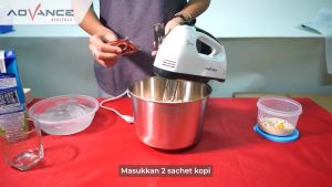 Hand Mixer Advance MX133 Alat Pengaduk Adonan dengan 7 Kecepatan Garansi Resmi 1 Tahun