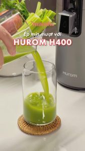 Máy Ép Chậm Hurom H420 / H410 / H400 Máy Ép Trái Cây Hoa Quả Máy Làm Kem Tươi Tại Nhà Model 2023 Nội Địa Hàn Bảo Hành 10 Năm Hàng Chính Hãng
