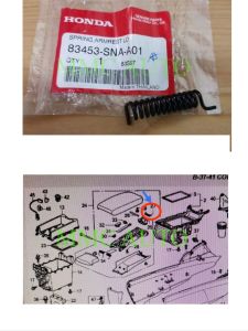 Civic Snb Fd 2006- 2009 Kotak Konsol Atas Penuntup Mata Spring / Console Box Top Cover Spring/ Armrest Lock Spring 83453 SNA A01