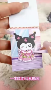 Stiker Buku Ganti Baju Sanrio Stiker Dress Up Capybara Stiker Kecil Mini / Sticker Book (24lembar )