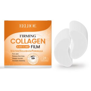 EELHOE Collagen Soluble Patches Film Anti Wrinkles Remove Dark Circles Facial Mask Moisturizing Lifting Firming Skin Eyes Care Nano Collagen Soluble Film Paper Moisturizing Eye Care Patches DIY Soluble Hydrate Eye Mask Paper Collagen Film Eye Patch