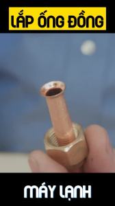 Thân Tê Ren Ngoài Côn Lồi Lắp Lã Ống Đồng NPT Phi 6 8 10 12 16 19mm (Brass Flare Fitting Tee Connector NPT)