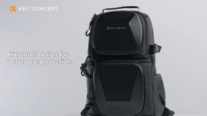 K&F CONCEPT 10L Camera Sling Bag Crossbody Bag Hardshell Shoulder Backpack Suitable for Travel/Gym Sport/Hiking
