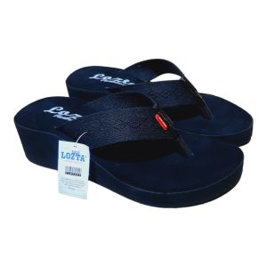 Sandal Wedges Wanita Kekinian Sandal Jepit Rajut Sulaman 01 Series