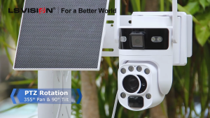 LS VISION UBOX 12MP 2 Screen WIFI/4G SIM Card CCTV Solar Camera 20X Optical Zoom Bluetooth PIR +Ai humanoid Detection Alarm Dual-video Linkage Automatic Tracking Outdoor Full Color Night Vision Two-Way Audio IP Cameras