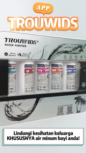 TROUWIDS Water Purifier Penapis Air 5-Stages Water Filter Drinking Water Ultrafiltration Water Filters For Home