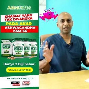 [100% Original HQ AstraHerbs] Ashwagandha Plus Capsule 30s