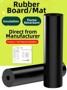 QHRUBBER | Fire-resistant Heat-resistant Thick Insulating Rubber Mat 5mm