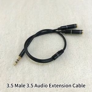 Kabel AUX Audio Headphone Speaker Amplifier 3.5mm Male ke 2 x 3.5mm Female HiFi Overfly - OMIP98XX