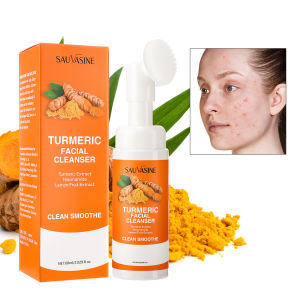 Turmeric Facial Cleanser: A 60ml Anti-Acne Oil Control Foaming Cleanser