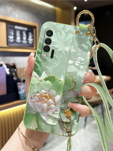 Huawei Nova6 5G Soft Protective Case Womens Style with Wrist Strap Crossbody Shoulder Strap Neck Rope Creative Design